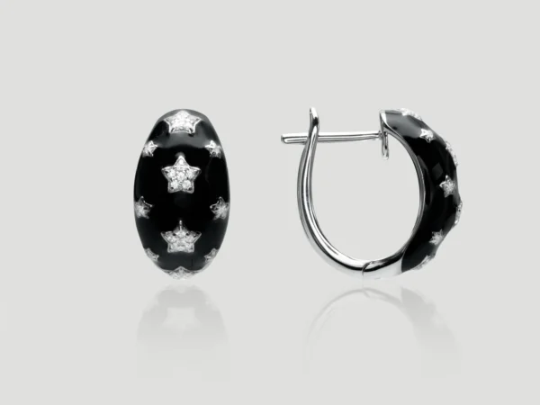 Stellar Contrast Earrings​​