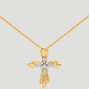Geometry Cross Necklace​​