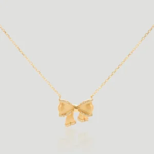 Golden Bow Necklace​​