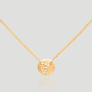 Classic Circle Diamond Pendant​​