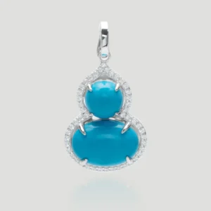 Blue Double-Gourd Pendant