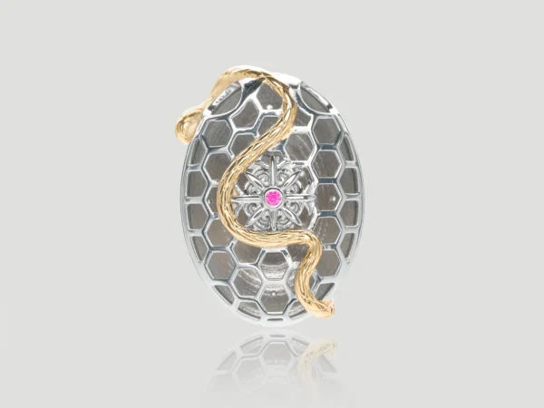 Serpent & Halo Pendant - Image 2