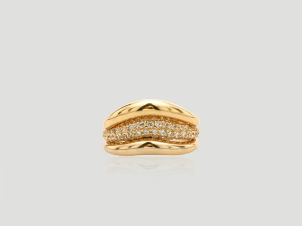 ​Triad Diamond Stack Ring​​