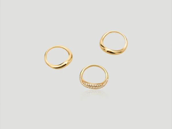 ​Triad Diamond Stack Ring​​ - Image 2
